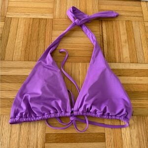 H&M Purple Halter Bikini Top